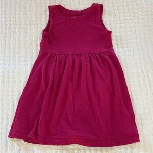 Girls Sleeveless Crimson Kids Dress